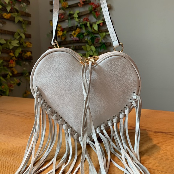 Rebecca Minkoff Heart Fringe Cross Body Bag - Picture 2 of 4